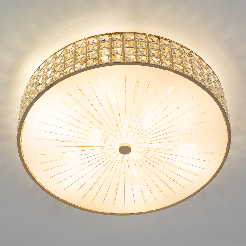 Citilux Портал CL324182 Люстра хрустальная Золото