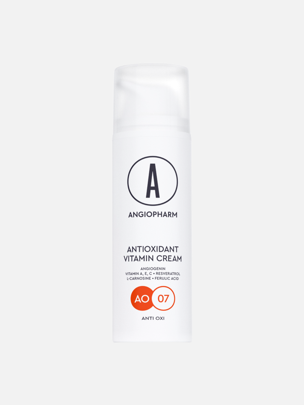 Антиоксидантный крем с витаминами А, Е, С (новый состав) Antioxidant Vitamin Cream, Ангиофарм, 50 мл