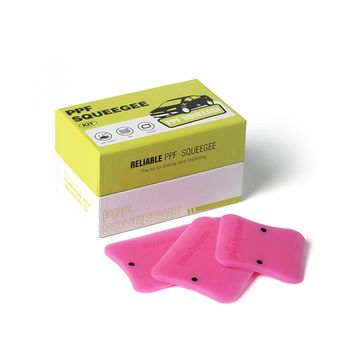 Shine Systems Набор розовых магнитных скребков PPF, 6,5-10-12х7,5см