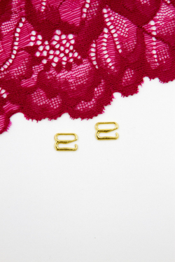 Кольцо, регулятор, крючок для бюстгальтера золото солнечное 0,8-1,5 см