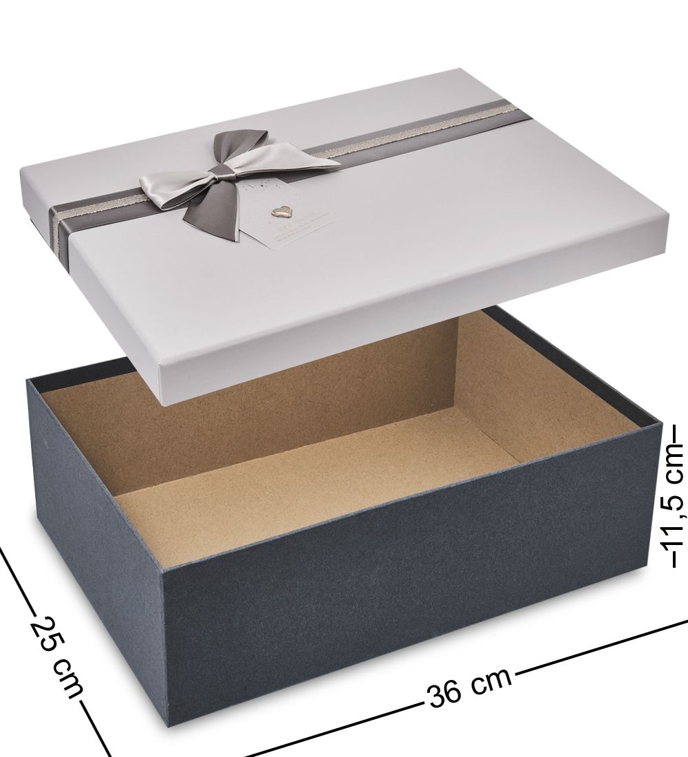 WF-180-A Набор коробок из 3 шт, серый/графитовый