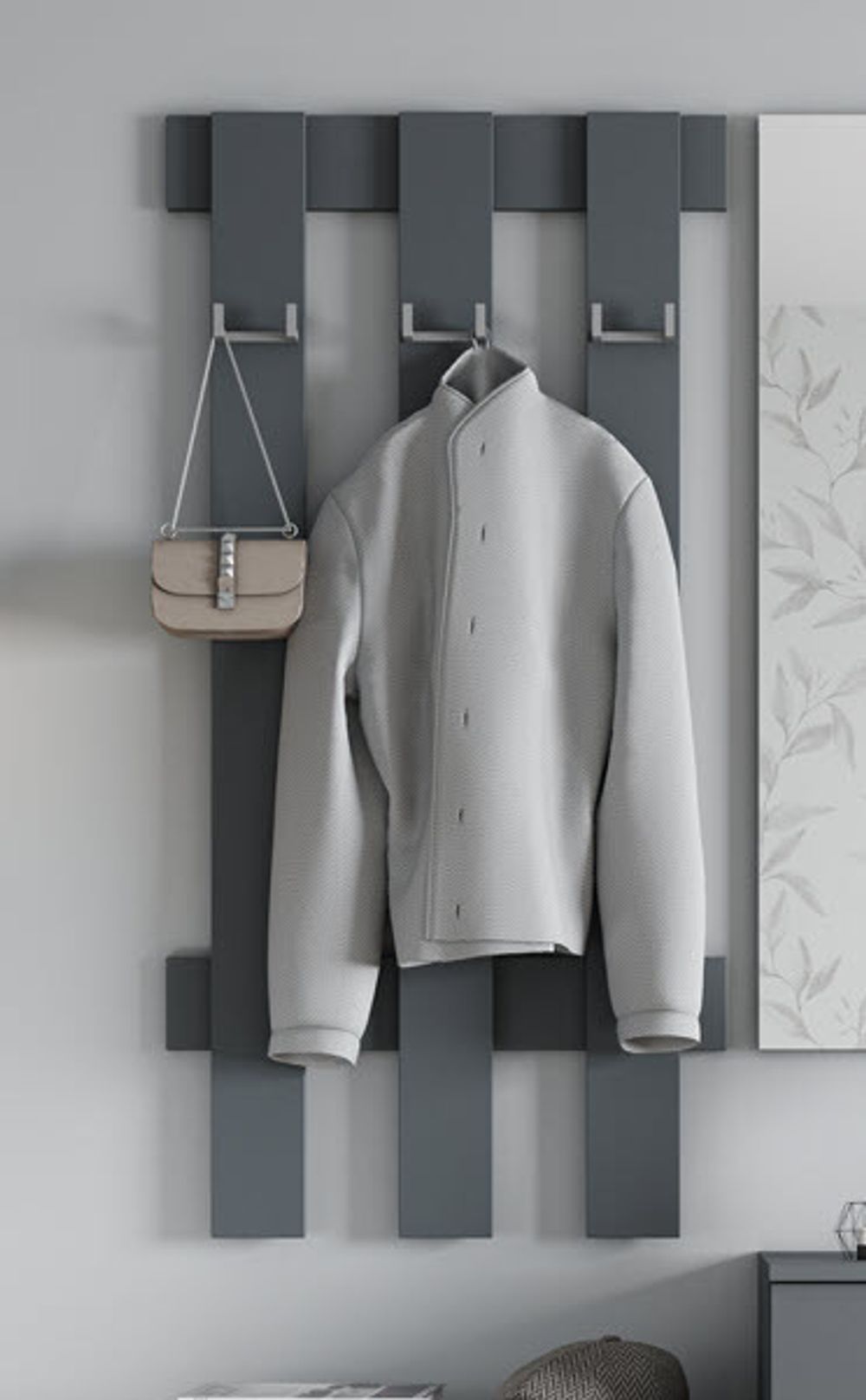 МС Мори Прихожая МПВ 600 (МП) Графит