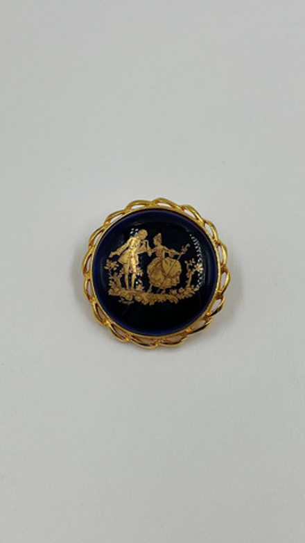 Брошь Limoges