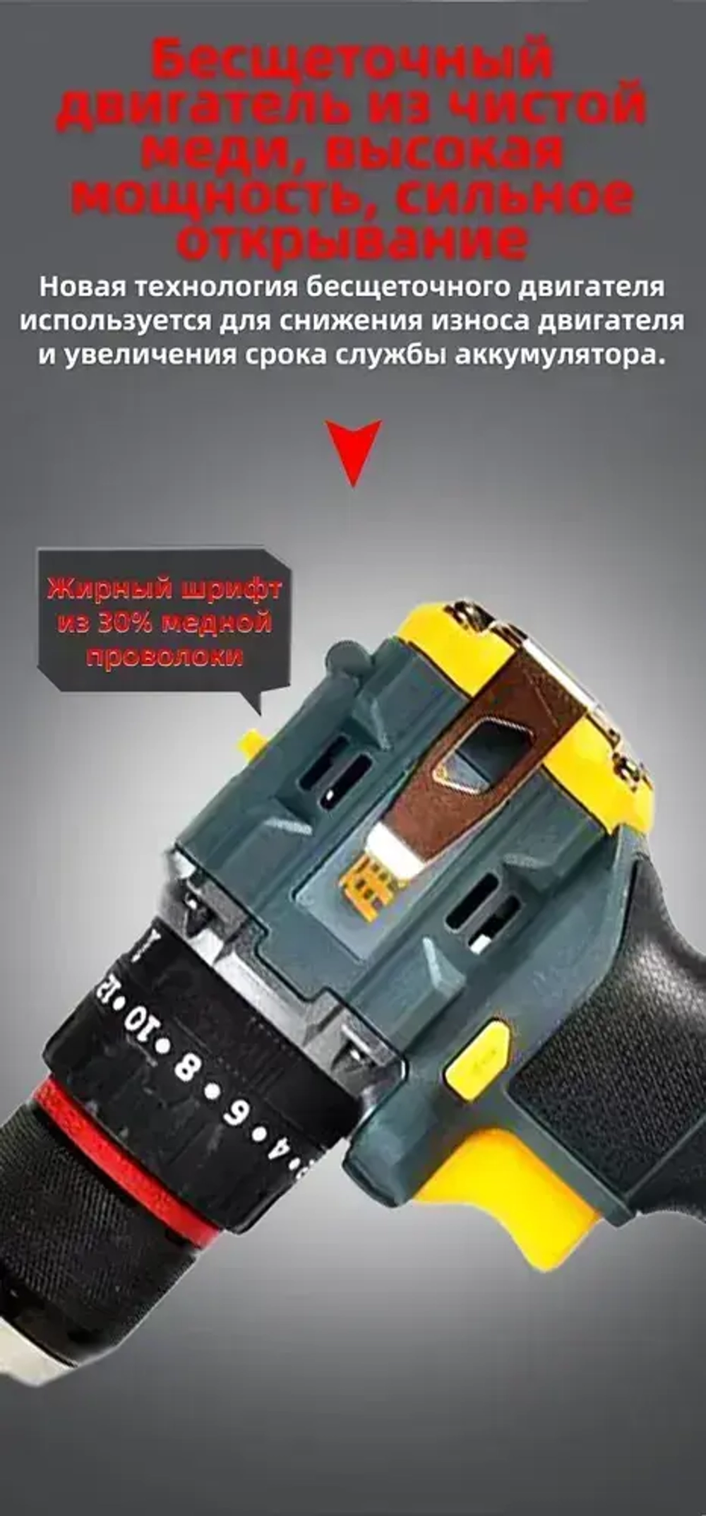 Шуруповерт, 20 В, 60 Нм, 2 АКБ