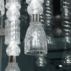 Подвесной светильник Cloyd LACONIA P3 / Ø30 см - хром (арт.11524)