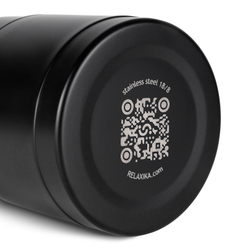 Термос для еды Relaxika 301 (0,7 литра), черный