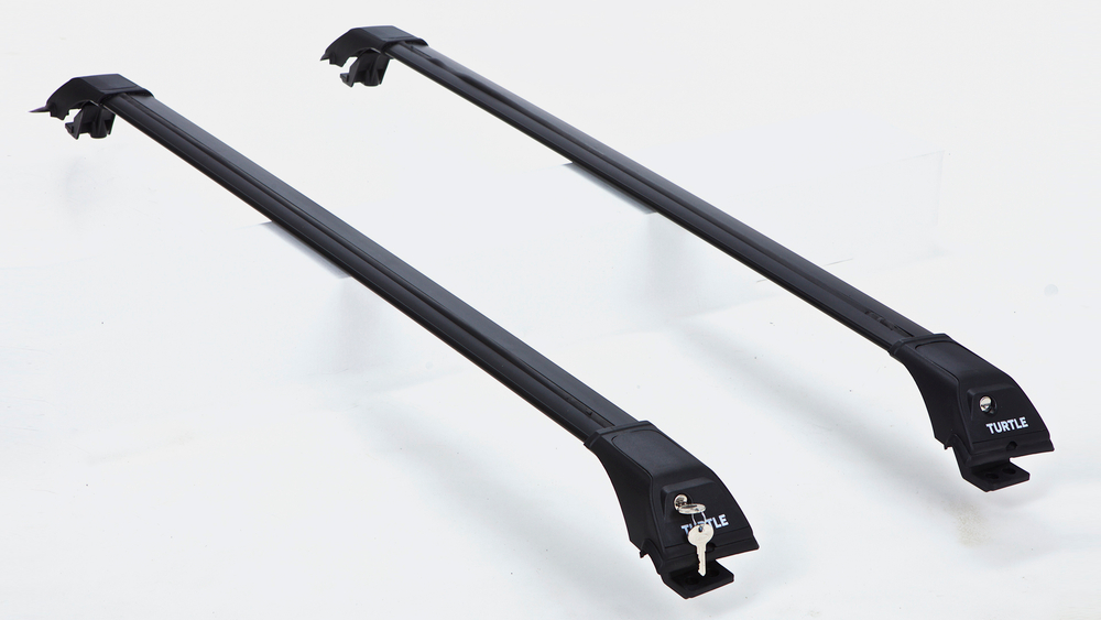 Багажник Turtle Tourmaline V1 на крышу для TOYOTA LC PRADO 2009- (На обычные рейлинги),черный, арт.35.TUR.05.09.V1.B