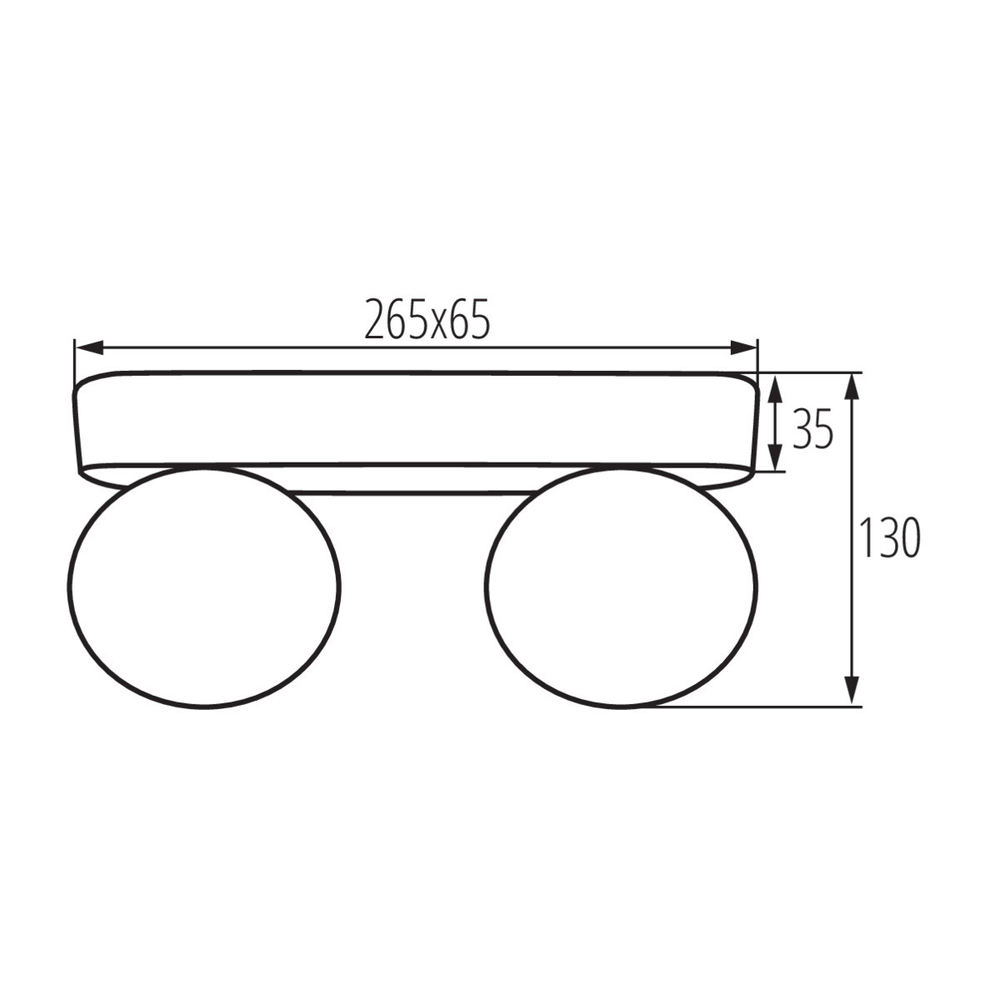 Светильник уличный светодиодный  KANLUX DROMI LED EL-2 13W-GR