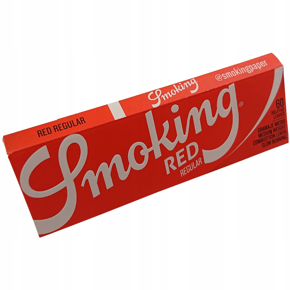 Бумага для самокруток SMOKING REGULAR RED*60*50