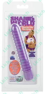 Фиолетовый спиральный вибратор SORORITY SCREW