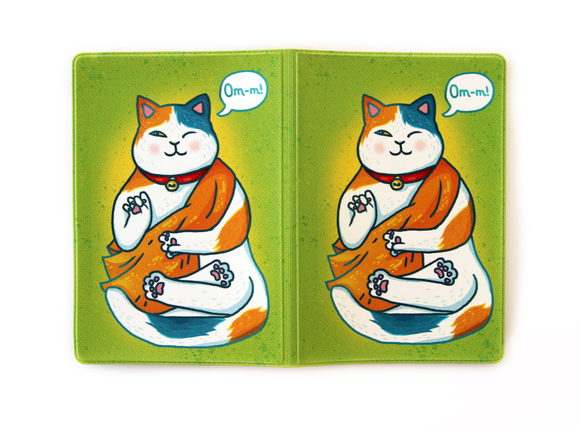 Обложка для паспорта "Медитация"