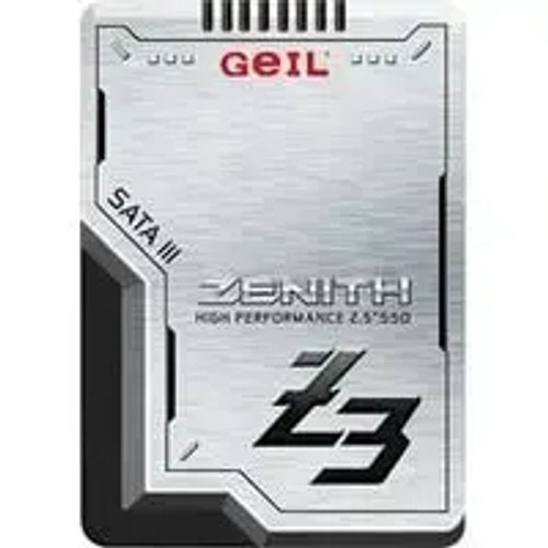 Твердотельный накопитель 1000GB SSD GEIL GZ25Z3-1TBP ZENITH Z3 Series 2.5” SSD SATAIII Чтение 520MB/s, Запись 470MB/s
