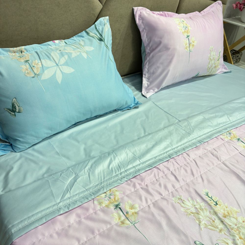 КПБ Кит С Одеялом МУН ШЕЛК 2сп АКЦИЯ !!! (от 10шт цена 5900тн)