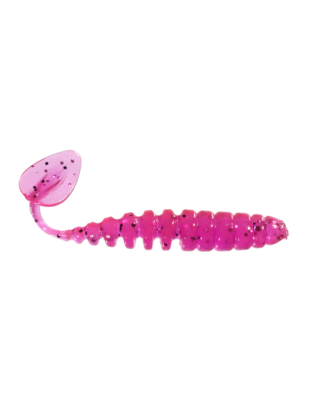 Приманка ZUB-SHAD  90мм(3,5")-5шт, (цвет 610) фиолетовый с блестками