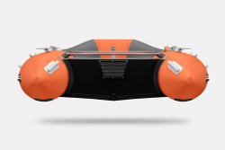 Надувная лодка GLADIATOR B330 оранжево-темносерый