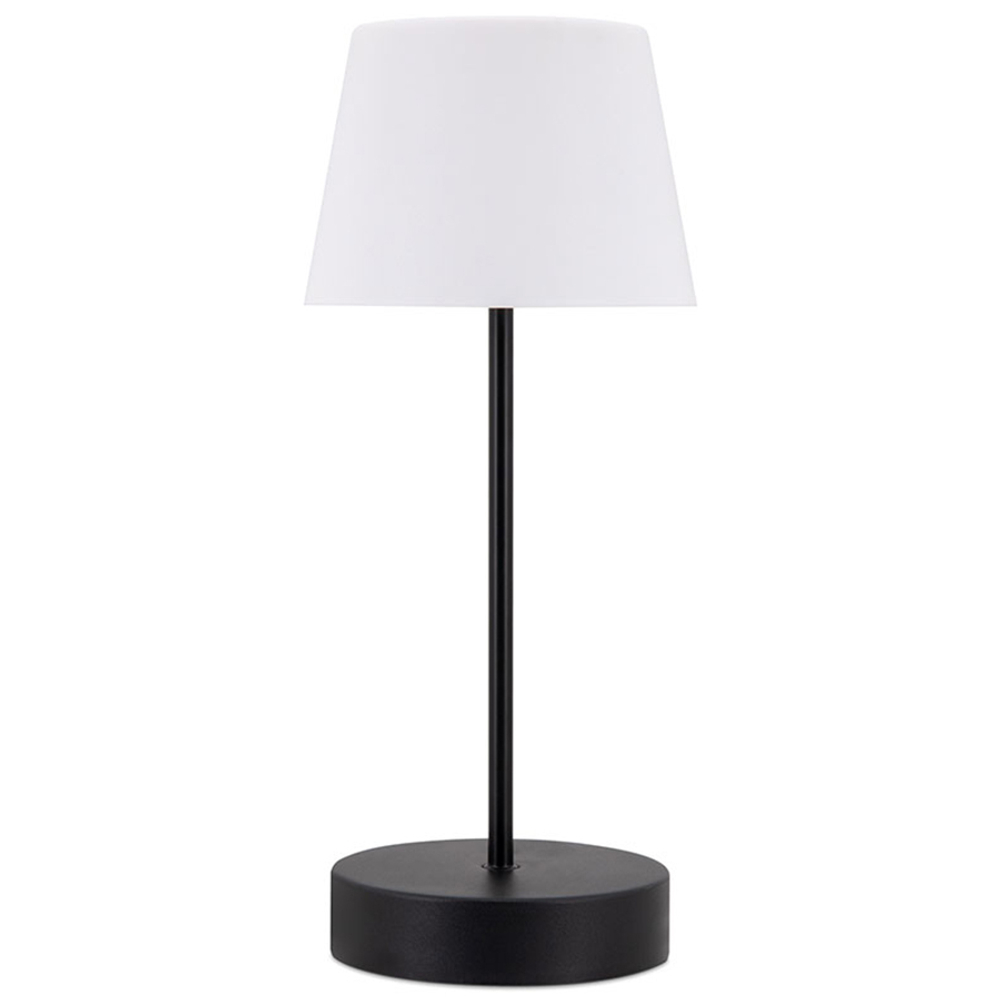 Лампа настольная oscar usb, 14,5х14,5х34 см, черная