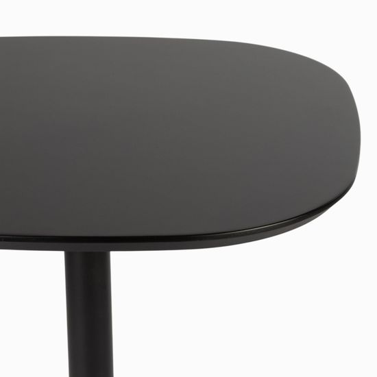 Обеденный стол Square 70х70 черный металл 