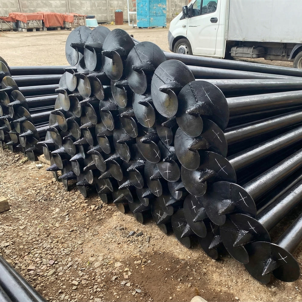 Свая винтовая диаметр 114 мм, длина 4000 мм