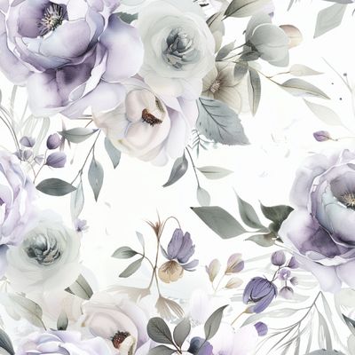 Акварельные нежные розы