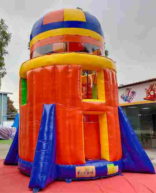 Аттракцион надувная аэротруба "Ракета", 4.5*4.5*6.4 м.