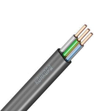 Кабель ВВГнг LS 3 х 4.0 ГОСТ Конкорд плоский