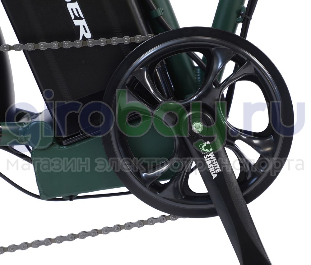 Электровелосипед WHITE SIBERIA SLAV PRO 1000W 48V/13A Elki Green (зеленый) фото  28 фото №30