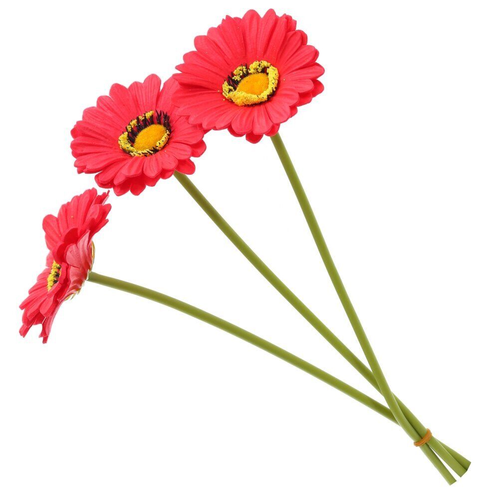 GAEM Цветы искусственные "Букет Гербер" (Real Touch), L12 W12 H33 см