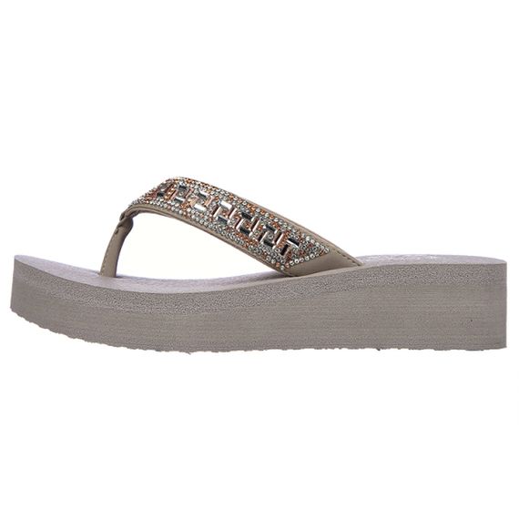 Skechers Vinyasa-Geo-Queen 'Gray Brown'