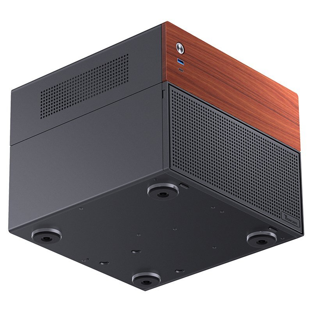 Корпус JONSBO N4, ITX, Micro-ATX, черный (без БП)