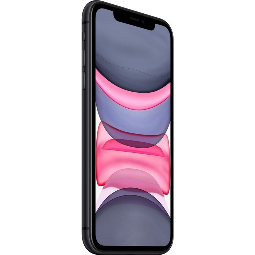 Смартфон Apple A2221 iPhone 11 128Gb 4Gb черный моноблок 3G 4G 1Sim 6.1" 828x1792 iOS 15 12Mpix 802.