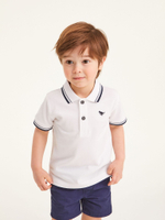 Поло для мальчика Next 966-151, Белый