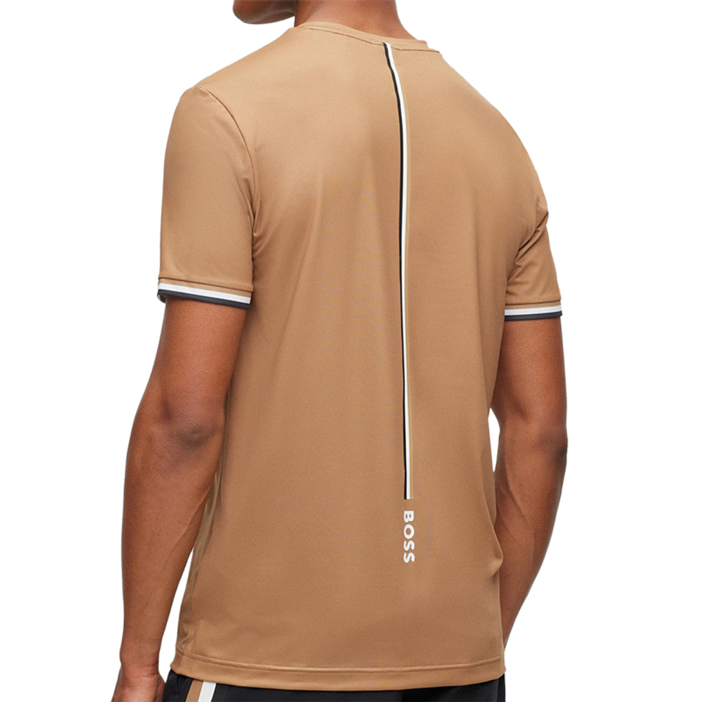 Мужская теннисная футболка BOSS x Matteo Berrettini Tee MB 2 - medium beige