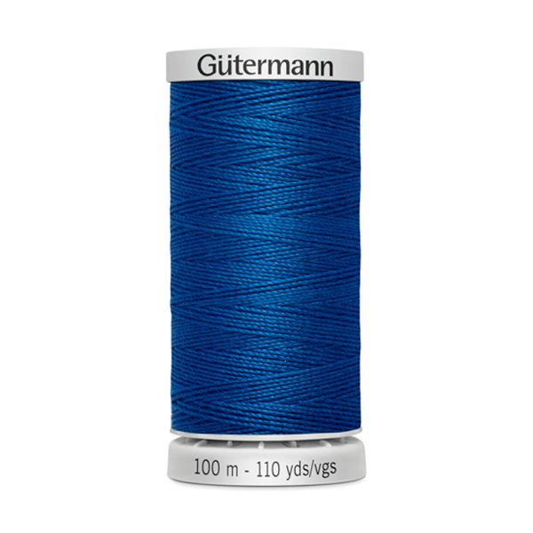 Нитки суперкрепкие Gutermann Extra Strong M782 №40 (100 метров), 5 кат. | 214 т.лазурный