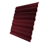 Профнастил С10 Grand Line Optima Satin 0,5 мм RAL 3005 винно-красный