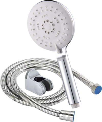 3717 Набор лейка+шланг+держ. (5-функций,12*25см) HANSEN (50/1шт)