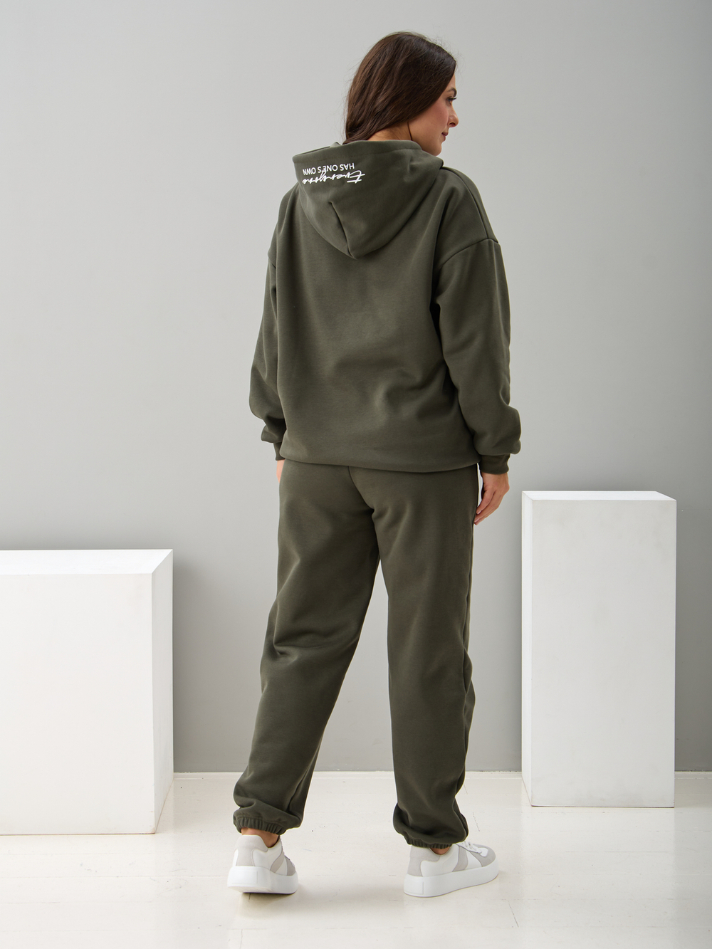 Костюм с брюками КБис-091/хаки-п