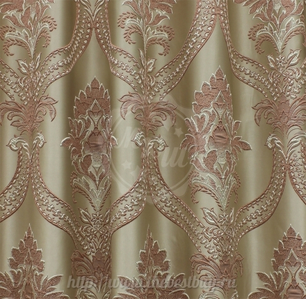 Штора для гостиной: Нанзия (S066-3) - 200х260 см. - розовый