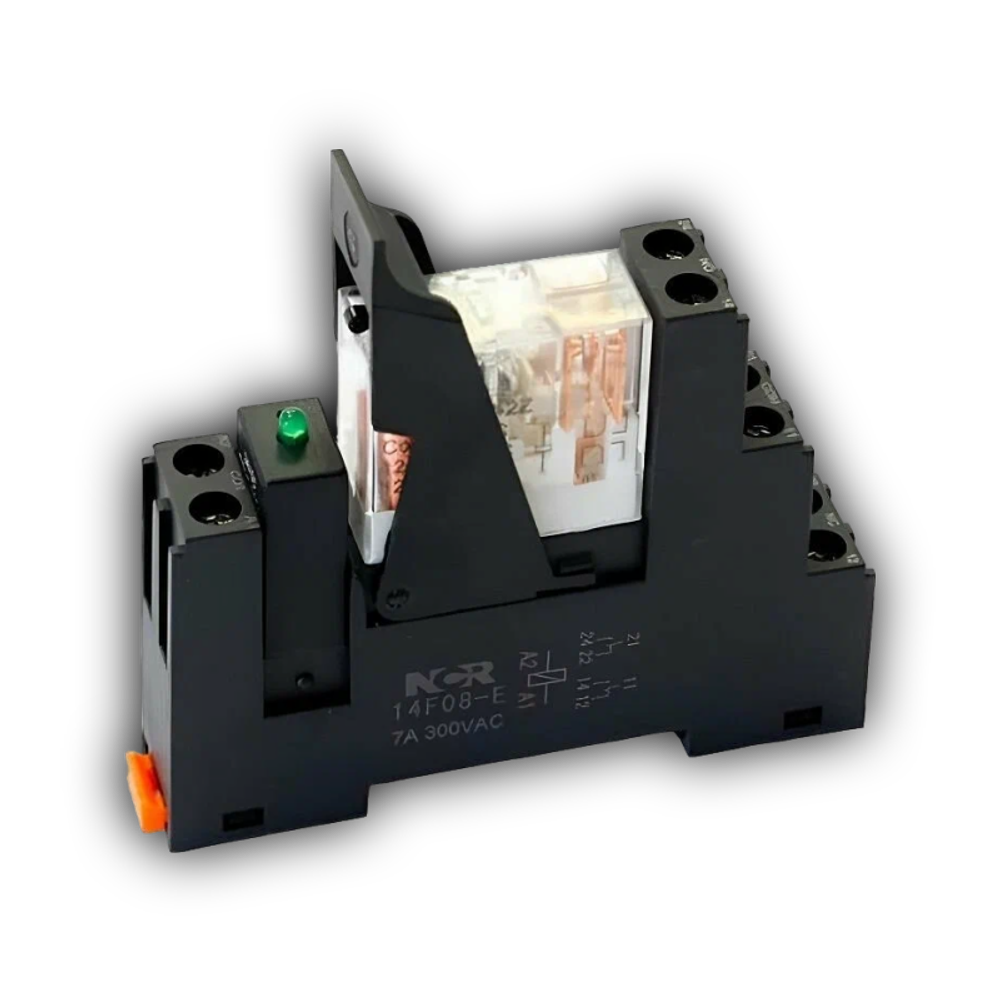 Реле промежуточное ZONT на DIN-рейку, 12V DC в сборе