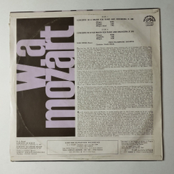 Винтажная виниловая пластинка LP W. A. Mozart В. А. Моцарт, Концерт Для Фотрепиано Concertos for piano: Koch. 488 in A major, Koch. 595 in B major (Чехословакия 1970)