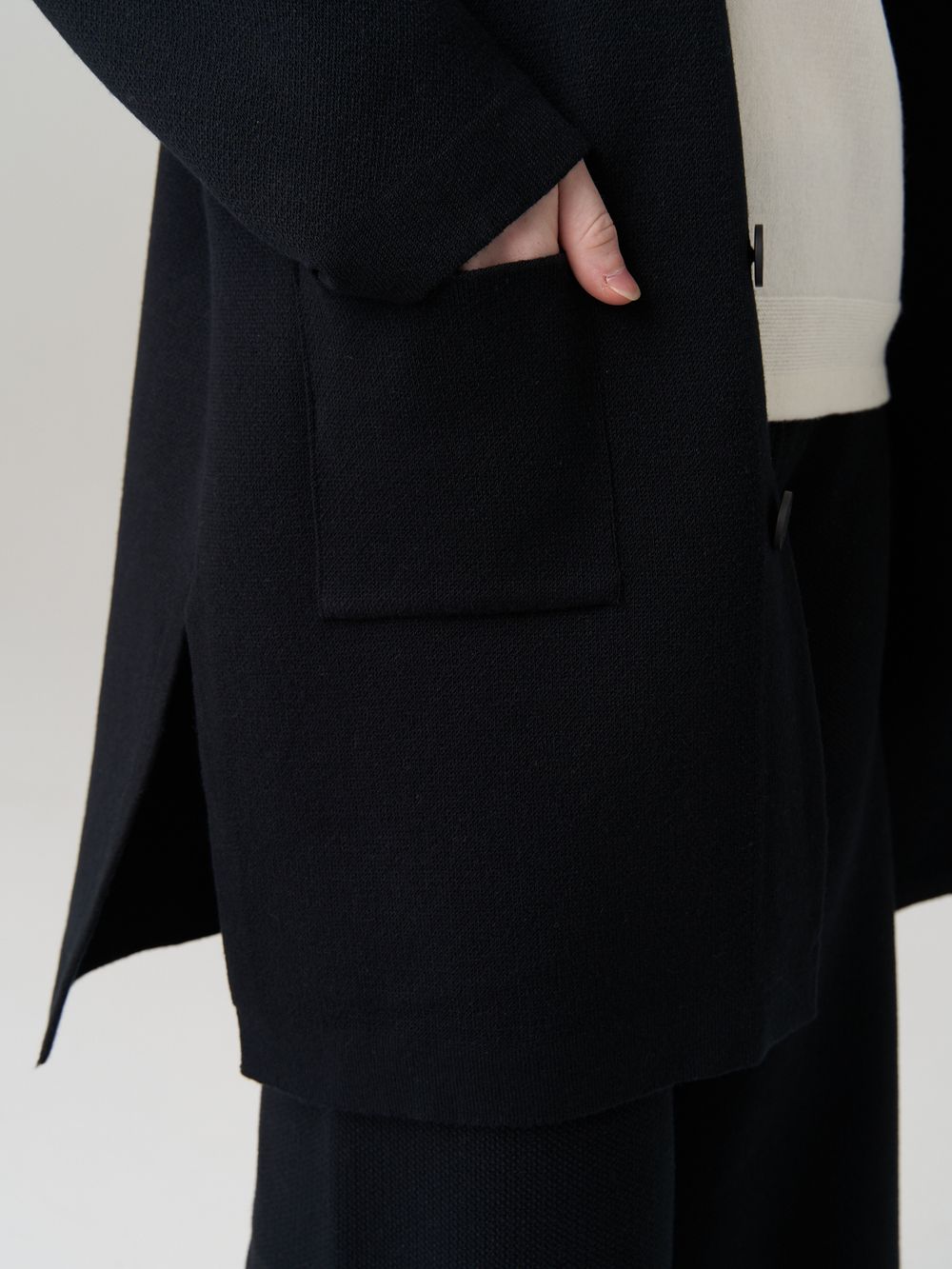 Кардиган для девочки в школу AT990 черный