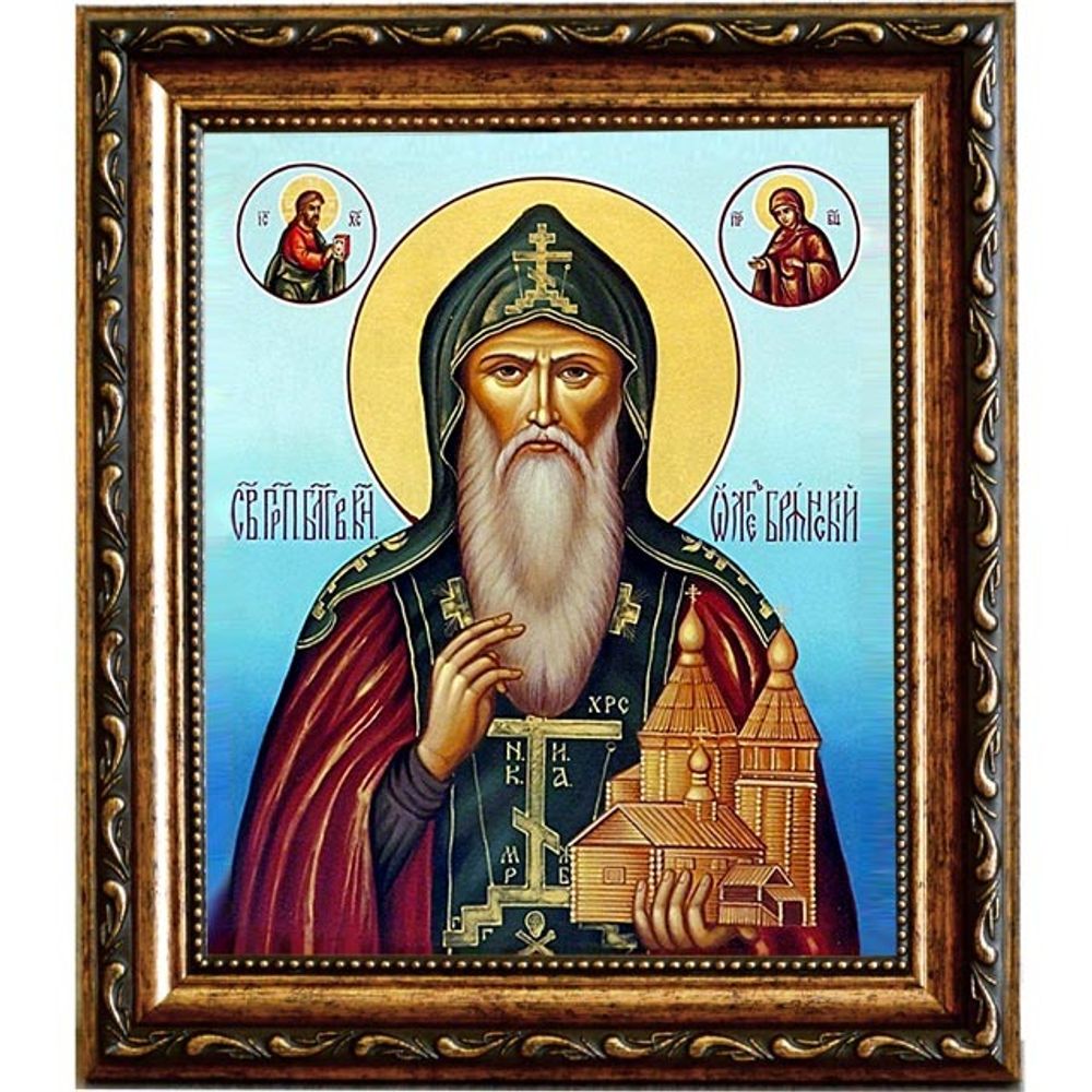 Олег Брянский Святой благоверный князь. Икона на холсте.