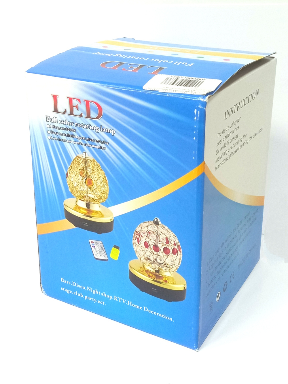 Беспроводная колонка-светильник RoHs RHD-201BT пульт.