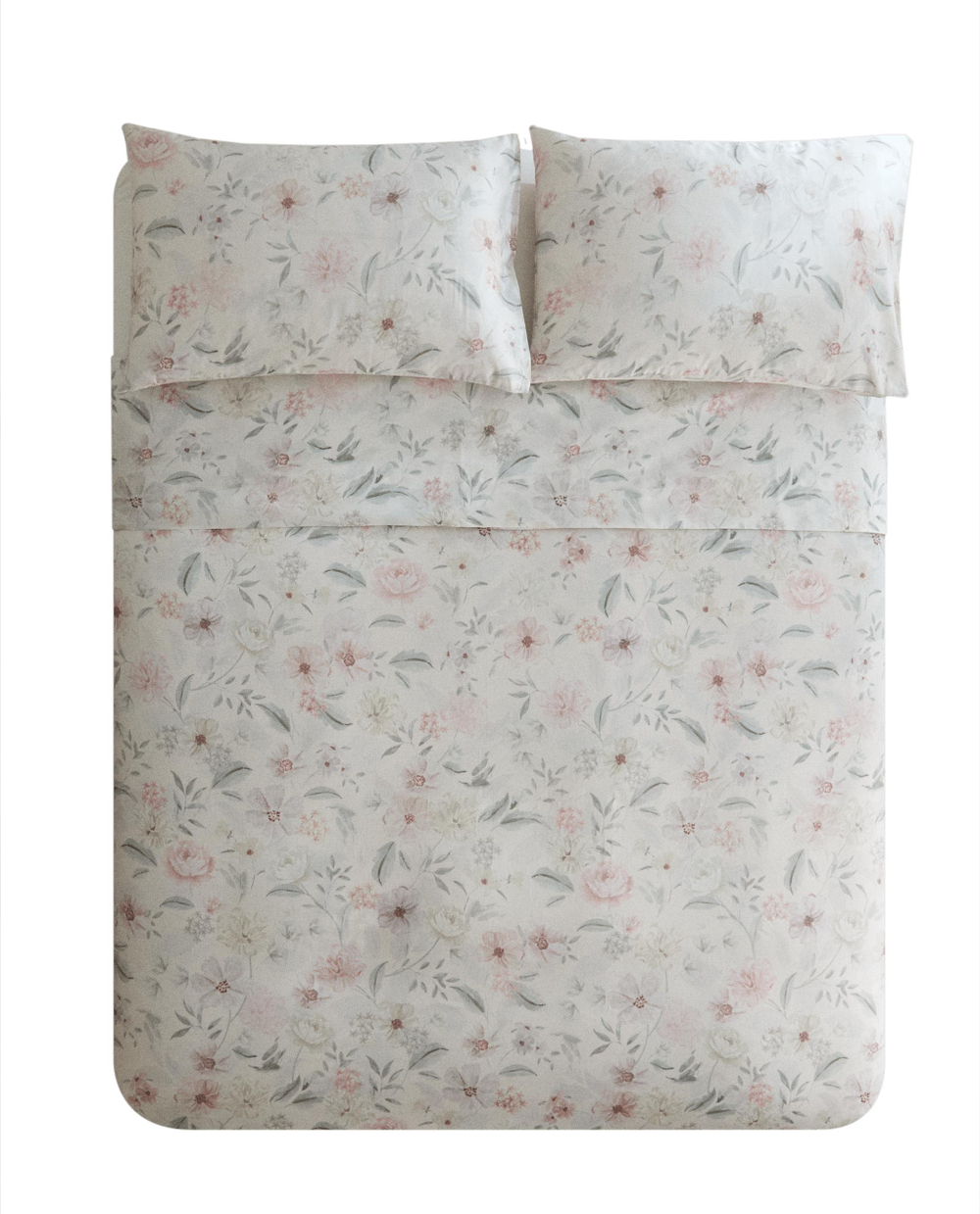Пододеяльник Zara Home сатин, хлопок 100%, с цветочным принтом, 6166/088