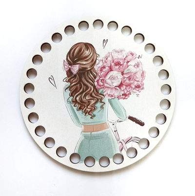 Донышко Принт Девушки 12см Дизайн в ассортименте