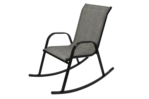 Кресло -качалка Сан-Ремо арт.С-123 Китай (каркас черный,сиденье орегон) (3 уп. каркас+ноги+метизы)