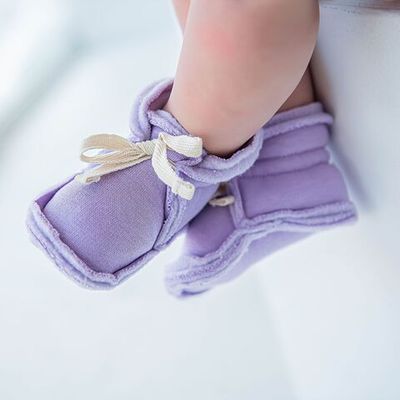 Warm mocks 3-18 months - Lavender