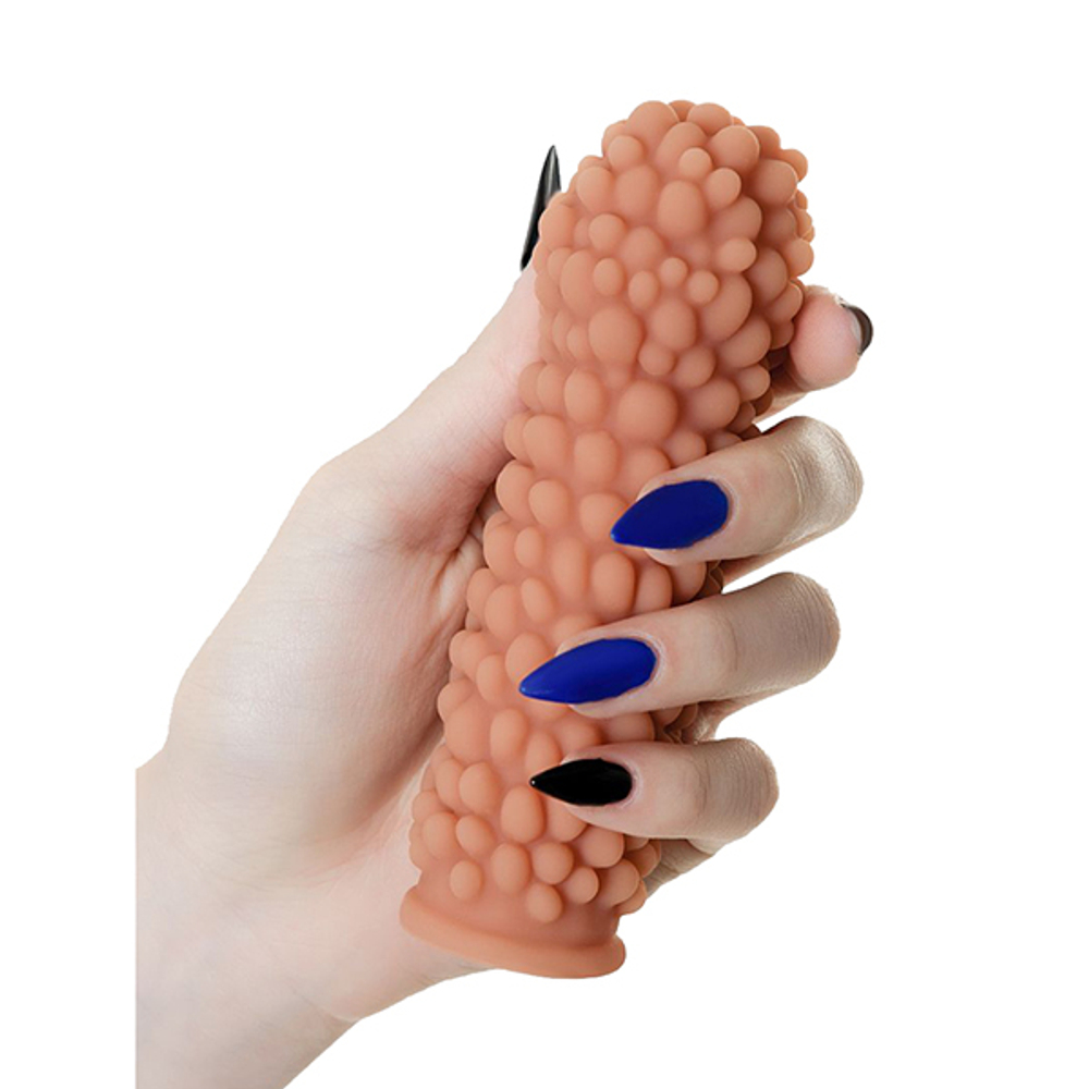 Насадка на фаллос 12,7см с пузыриками по всей поверхности Kokos Extreme Sleeve 008 S Size