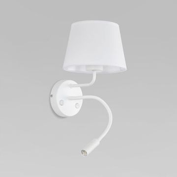 Настенный светильник с тканевым абажуром 1*E27/1*G9 10080 белый Maja TK Lighting
