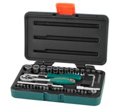 S68H2141S Набор головок торцевых 1/4"DR Super Tech, 41 предмет