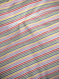 Наволочка комплект 2шт перкаль Сказка "Радужная полоска" 45х45 см на молнии